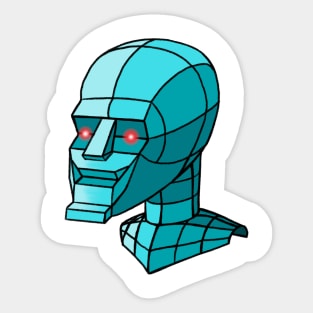 Blue Man Sticker